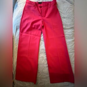 Banana Republic Lido wool wide leg trousers in pink